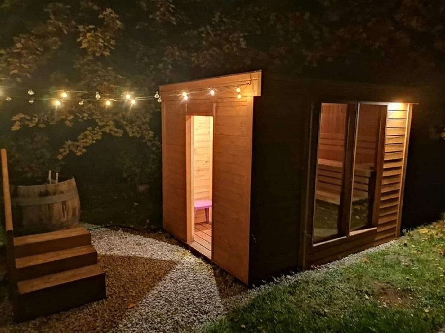 Dziki Zakatek Piskornia Dom Z Sauna Extérieur photo