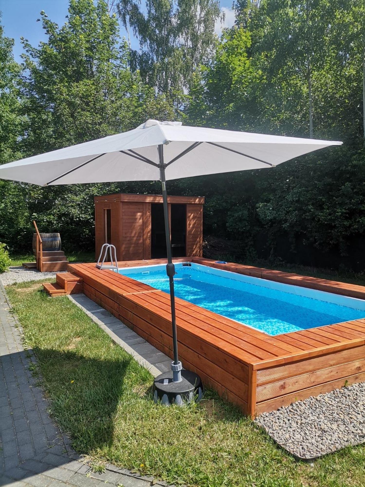 Dziki Zakatek Piskornia Dom Z Sauna Extérieur photo